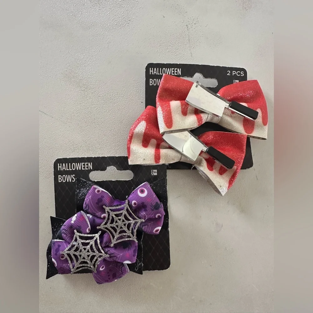 Bundle / Halloween Themed Kids Hair Accessories‎ Set